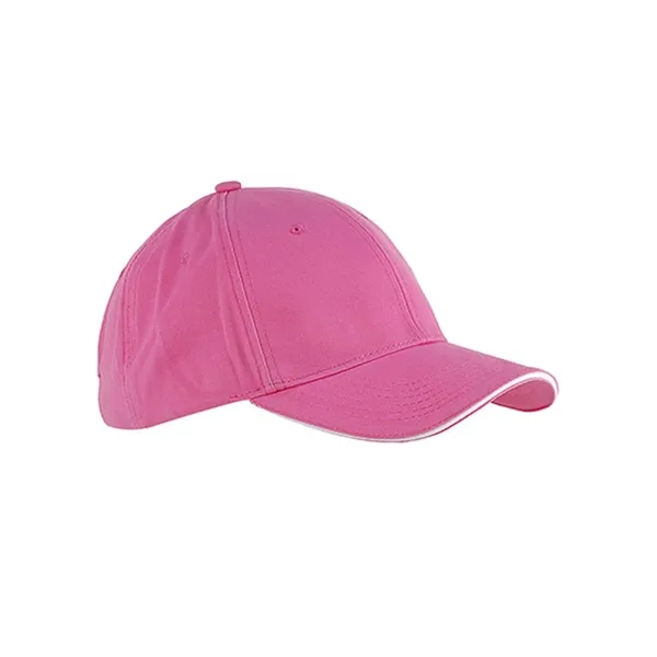 Big Accessories Brushed Twill Sandwich Cap... from ASI 84358 S&S Activewear