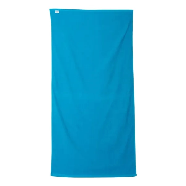 Cotton velour beach towel, 30" x 60". Blank.... from ASI 84358 S&S Activewear