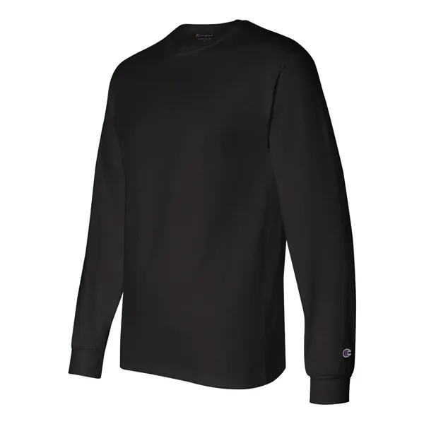 Imported 100% cotton long sleeve T-shirt with taped crew neck, rib... from ASI 84358 S&S Activewear