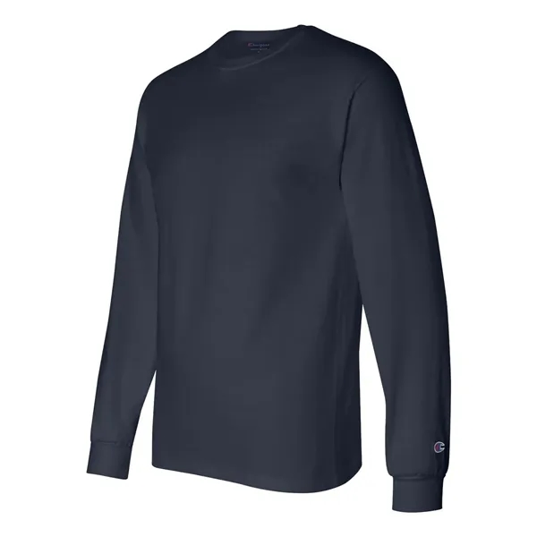 Imported 100% cotton long sleeve T-shirt with taped crew neck, rib... from ASI 84358 S&S Activewear