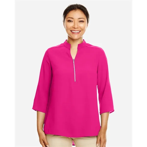 DJ Classic Women's Perfect Fit™ Three-Quarter Sleeve Crep...... from ASI 84358 S&S Activewear