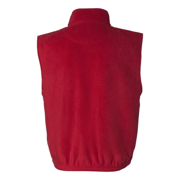 8.5 oz. 100% polyester, full zip fleece vest. Blank product.... from ASI 84358 S&S Activewear