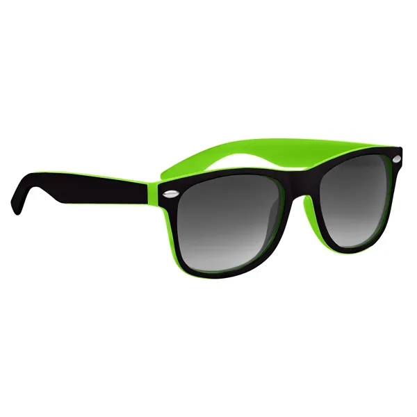 Two-tone sunglasses made of recycled polycarbonate material.... from ASI 61125 Hit Promotional Products / Hit®