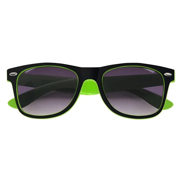 Two-tone sunglasses made of recycled polycarbonate material.... from ASI 61125 Hit Promotional Products / Hit®