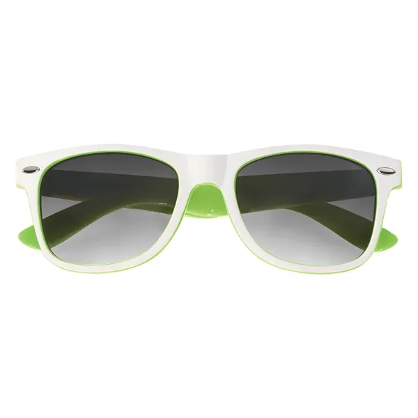 Two-tone sunglasses made of recycled polycarbonate material.... from ASI 61125 Hit Promotional Products / Hit®