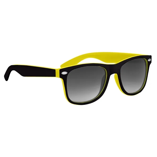 Two-tone sunglasses made of recycled polycarbonate material.... from ASI 61125 Hit Promotional Products / Hit®