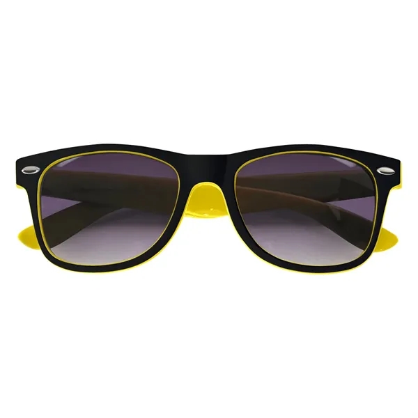 Two-tone sunglasses made of recycled polycarbonate material.... from ASI 61125 Hit Promotional Products / Hit®