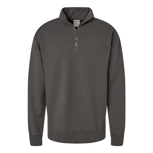 ComfortWash by Hanes Garment-Dyed Quarter-Zip Sweatshirt... from ASI 84358 S&S Activewear
