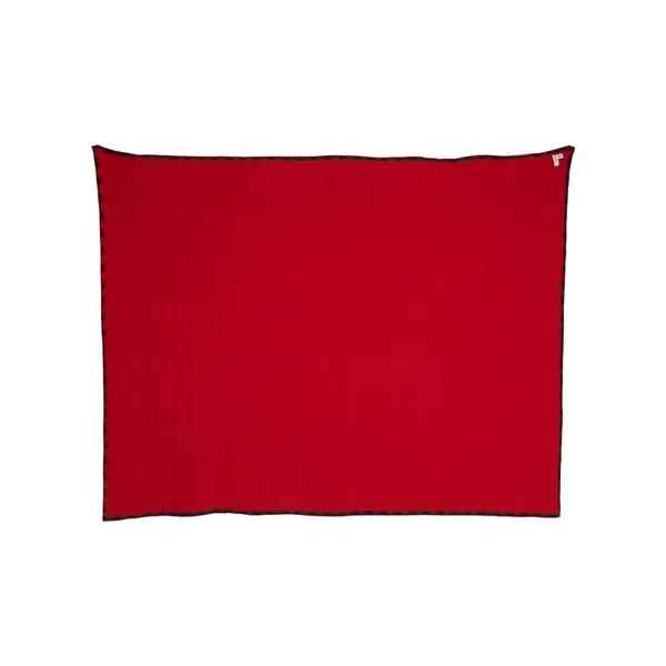 58" x 84" blanket made of a special blend of 52/48... from ASI 84358 S&S Activewear