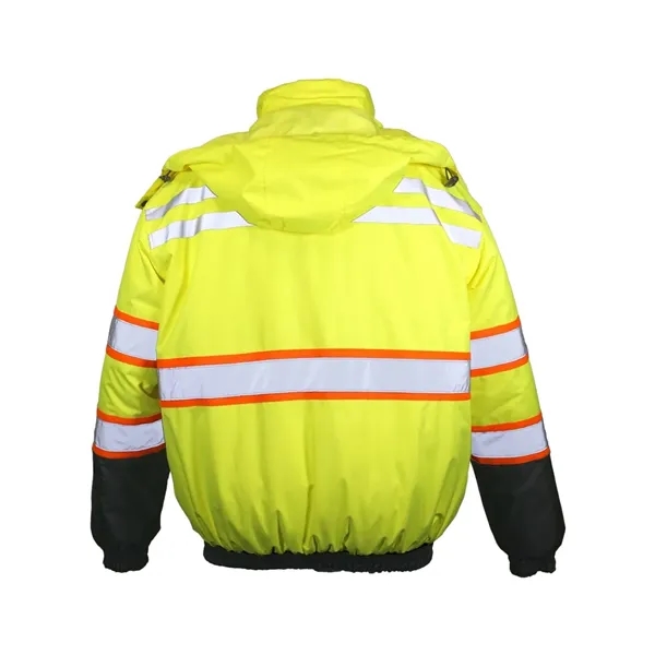 Kishigo Economy Contrast Class 3 Bomber Jacket... from ASI 84358 S&S Activewear