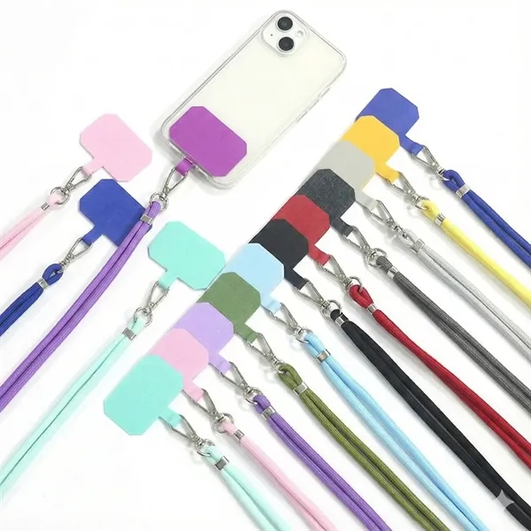 Nylon neck strap mobile phone lanyard plus 1 color silkscreen on... from ASI 37218 Athena Promo (tm)