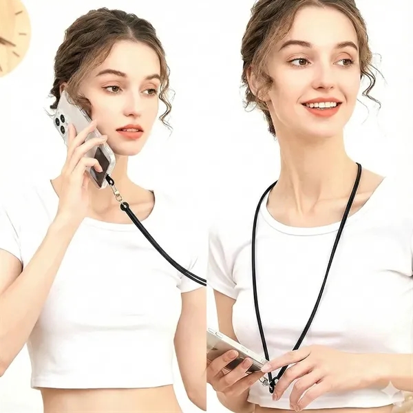 Nylon neck strap mobile phone lanyard plus 1 color silkscreen on... from ASI 37218 Athena Promo (tm)