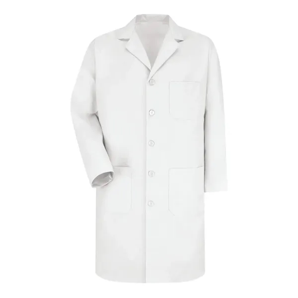 Men's 5.0 oz 80% polyester / 20% cotton poplin lab coat.... from ASI 84358 S&S Activewear