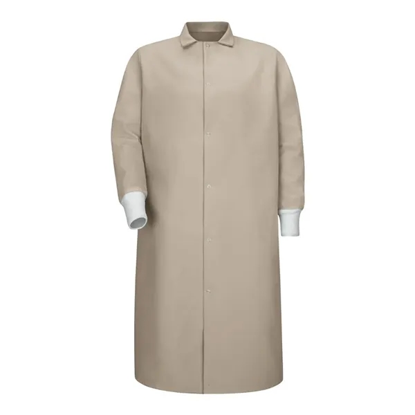 Red Kap Gripper-Front Pocket-Less Butcher Coat With Knit ...... from ASI 84358 S&S Activewear