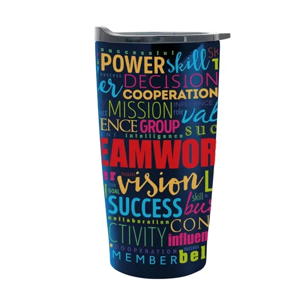 20 ounce double-wall insulated stainless steel tumbler with thumb-slide sipping lid.... from ASI 61125 Hit Promotional Products / Hit®