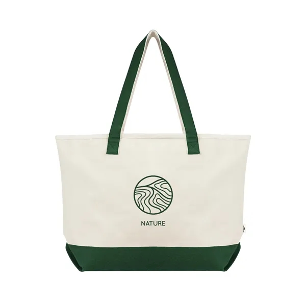 5" x 14.25" x 21.75" recycled cotton canvas tote bag with... from ASI 61125 Hit Promotional Products / Hit®