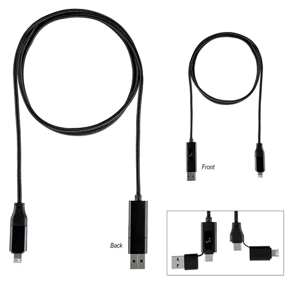 100W Dual Input Fast Charging Cable... from ASI 61125 Hit Promotional Products / Hit®