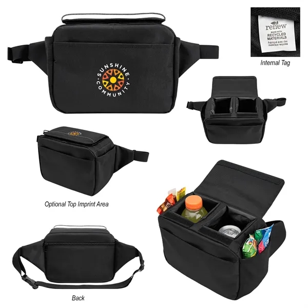 Outpost rPET 2 Can Cooler Belt Bag... from ASI 61125 Hit Promotional Products / Hit®