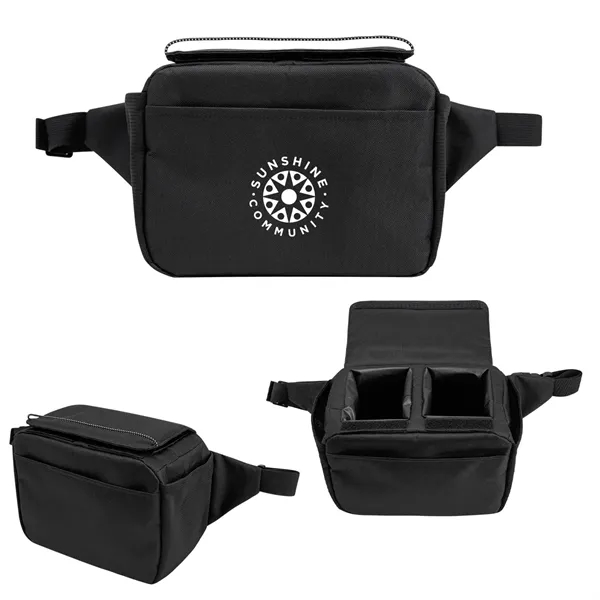 Outpost rPET 2 Can Cooler Belt Bag... from ASI 61125 Hit Promotional Products / Hit®