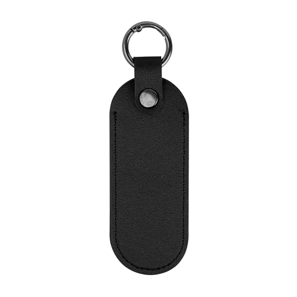 Bates Leatherette Key Tag With Carabiner... from ASI 61125 Hit Promotional Products / Hit®