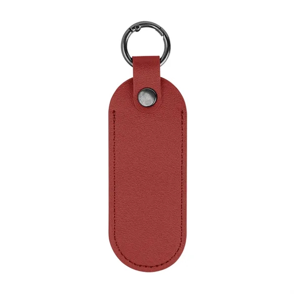 Bates Leatherette Key Tag With Carabiner... from ASI 61125 Hit Promotional Products / Hit®