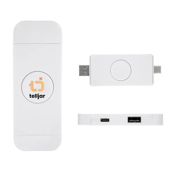 rABS Spinner Dual Input USB Hub... from ASI 61125 Hit Promotional Products / Hit®