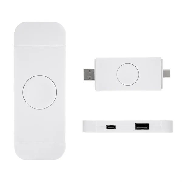 rABS Spinner Dual Input USB Hub... from ASI 61125 Hit Promotional Products / Hit®