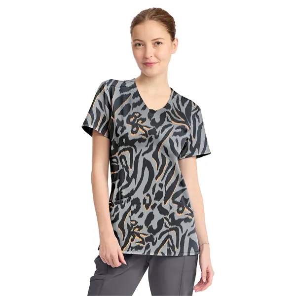 Infinity - Women's Round Neck Print Top... from ASI 86018 Scrub Authority / Uniform Stores