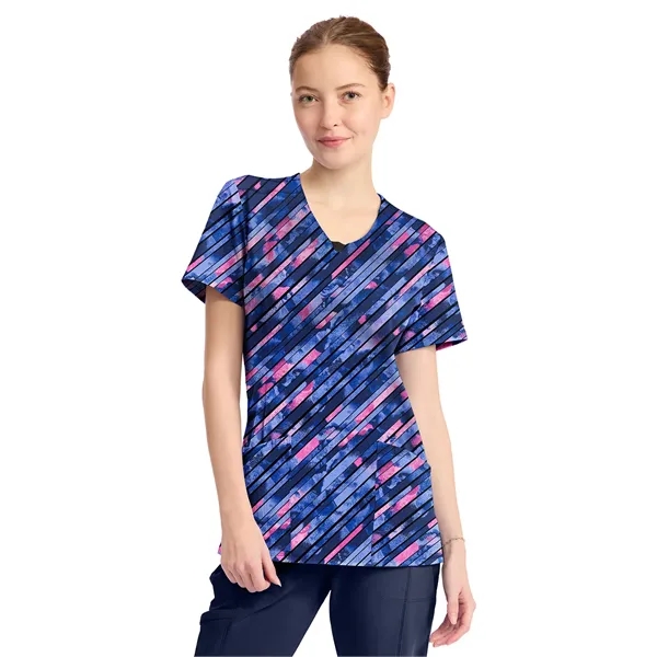 Infinity - Women's Round Neck Print Top... from ASI 86018 Scrub Authority / Uniform Stores