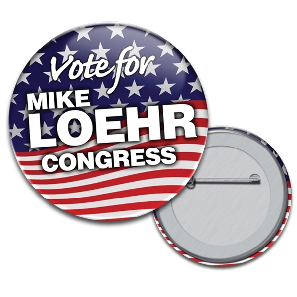 Circle shaped button that measures 3".... from ASI 56100 Gemini Ind Inc / Gemini Line™