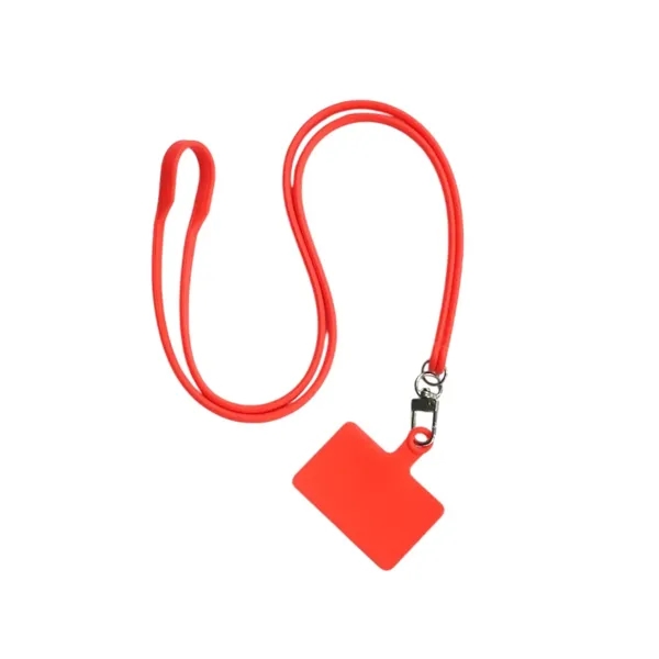 Silicone neck strap mobile phone lanyard plus 1 color silkscreen on... from ASI 37218 Athena Promo (tm)