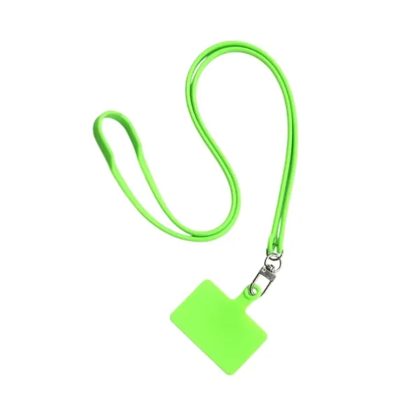 Silicone neck strap mobile phone lanyard plus 1 color silkscreen on... from ASI 37218 Athena Promo (tm)