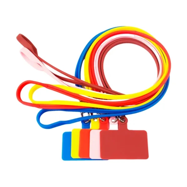 Silicone neck strap mobile phone lanyard plus 1 color silkscreen on... from ASI 37218 Athena Promo (tm)