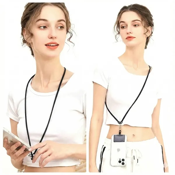 Silicone neck strap mobile phone lanyard plus 1 color silkscreen on... from ASI 37218 Athena Promo (tm)