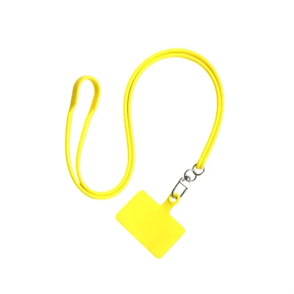 Silicone neck strap mobile phone lanyard plus 1 color silkscreen on... from ASI 37218 Athena Promo (tm)