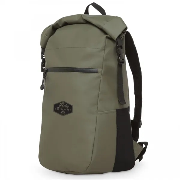 Bring on the elements This water resistant Roll-Top 22L Backpack is... from ASI 88660 Spector & Co.