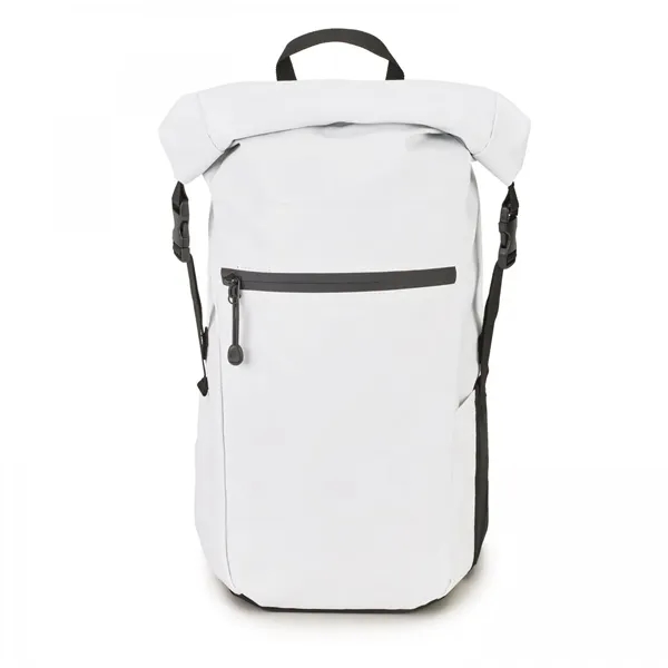 Bring on the elements This water resistant Roll-Top 22L Backpack is... from ASI 88660 Spector & Co.