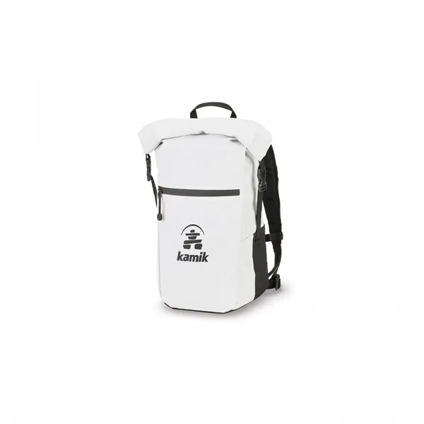 Bring on the elements This water resistant Roll-Top 22L Backpack is... from ASI 88660 Spector & Co.