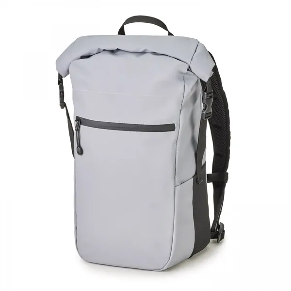 Bring on the elements This water resistant Roll-Top 22L Backpack is... from ASI 88660 Spector & Co.