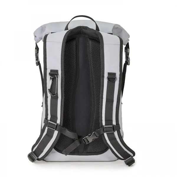 Bring on the elements This water resistant Roll-Top 22L Backpack is... from ASI 88660 Spector & Co.