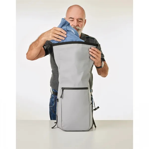 Bring on the elements This water resistant Roll-Top 22L Backpack is... from ASI 88660 Spector & Co.