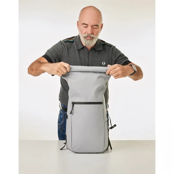 Bring on the elements This water resistant Roll-Top 22L Backpack is... from ASI 88660 Spector & Co.