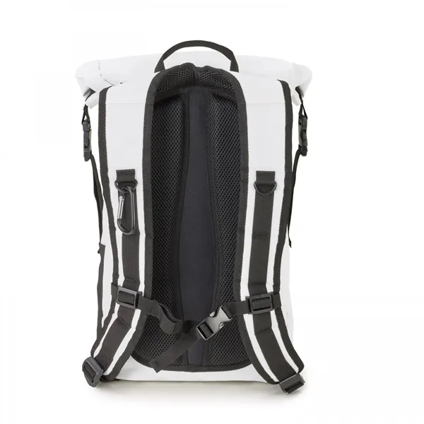 Bring on the elements This water resistant Roll-Top 22L Backpack is... from ASI 88660 Spector & Co.