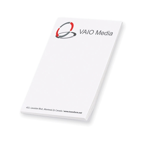 Notepad - adhesive - rectangular shape.... from ASI 71475 Minimedia Intl Inc / Mini Media