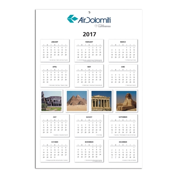 Calendar - 11-1/2" x 17".... from ASI 71475 Minimedia Intl Inc