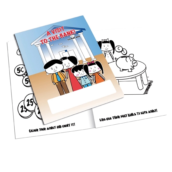 Coloring book with custom cover and stock coloring images. 8 pages.... from ASI 71475 Minimedia Intl Inc / Mini Media