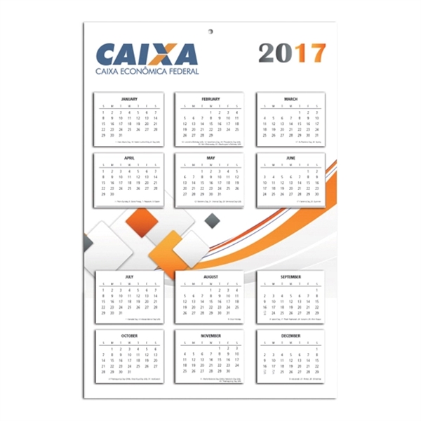 Calendar - Year-At-A-Glance - 11-1/2" x 17-1/8".... from ASI 71475 Minimedia Intl Inc