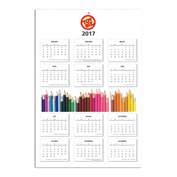Calendar - Year-At-A-Glance - 11-1/2" x 17-1/8".... from ASI 71475 Minimedia Intl Inc