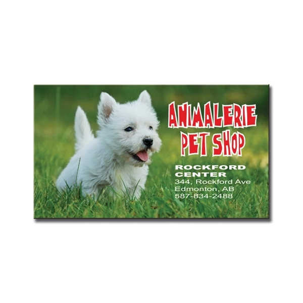 Magnet, 0.035" thick, glossy lamination and die cut.... from ASI 71475 Minimedia Intl Inc / Mini Media