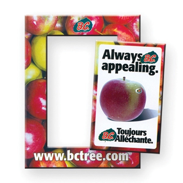Magnetic photo frame with 0.025" thick magnetic surface and glossy lamination.... from ASI 71475 Minimedia Intl Inc
